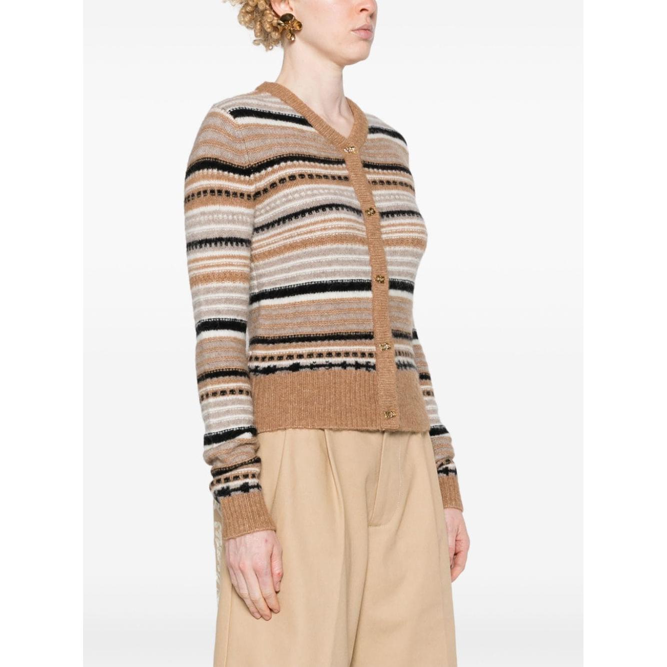 GANNI Sweaters Beige Topwear Ganni