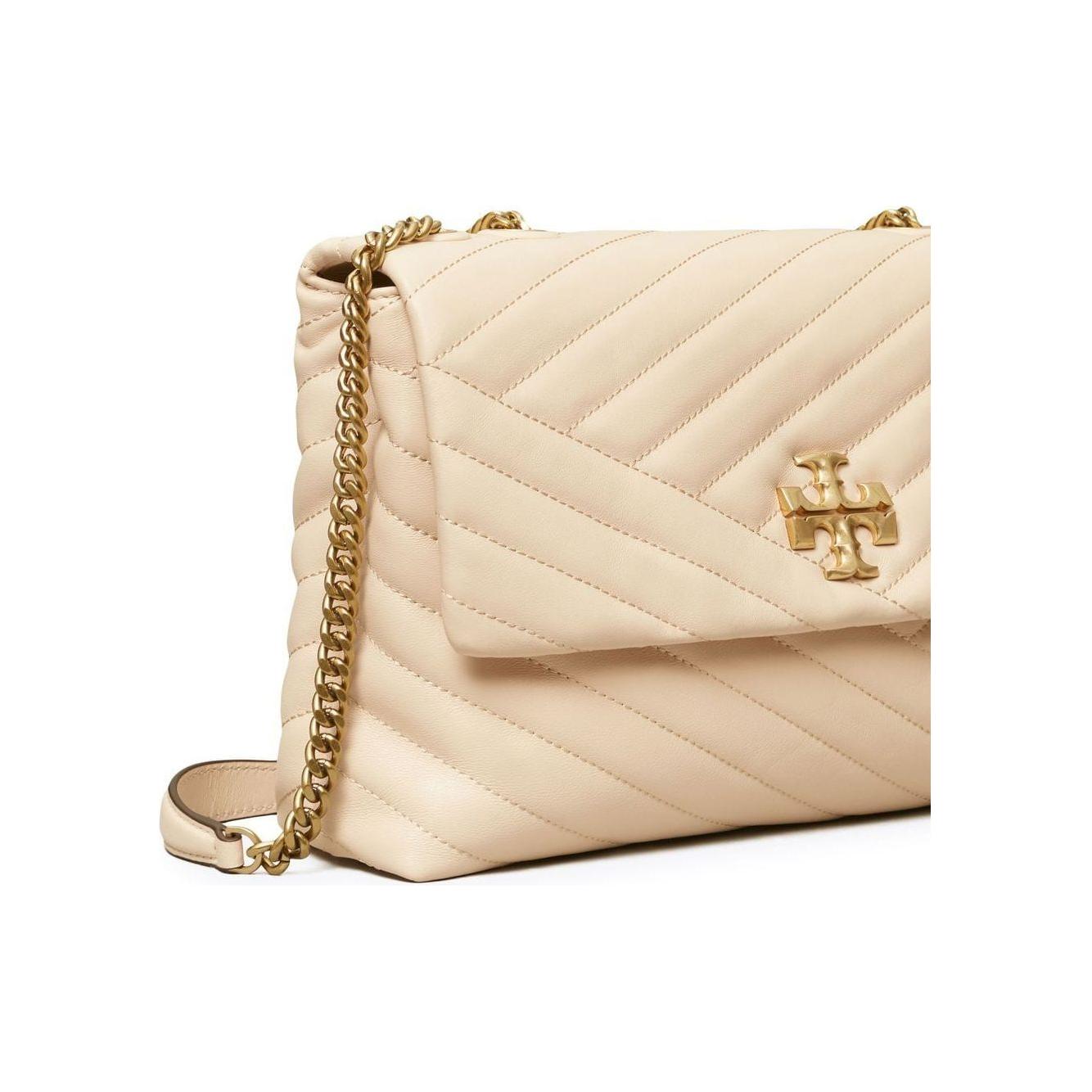 Tory Burch cream white leather quilted finish Bag Shoulder Tory Burch