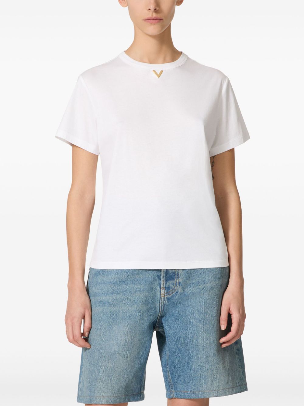 Valentino Valentino T-shirts and Polos White