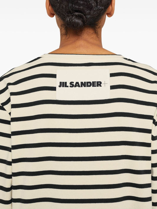 JIL SANDER PLUS T-shirts and Polos Beige Topwear Jil Sander Plus