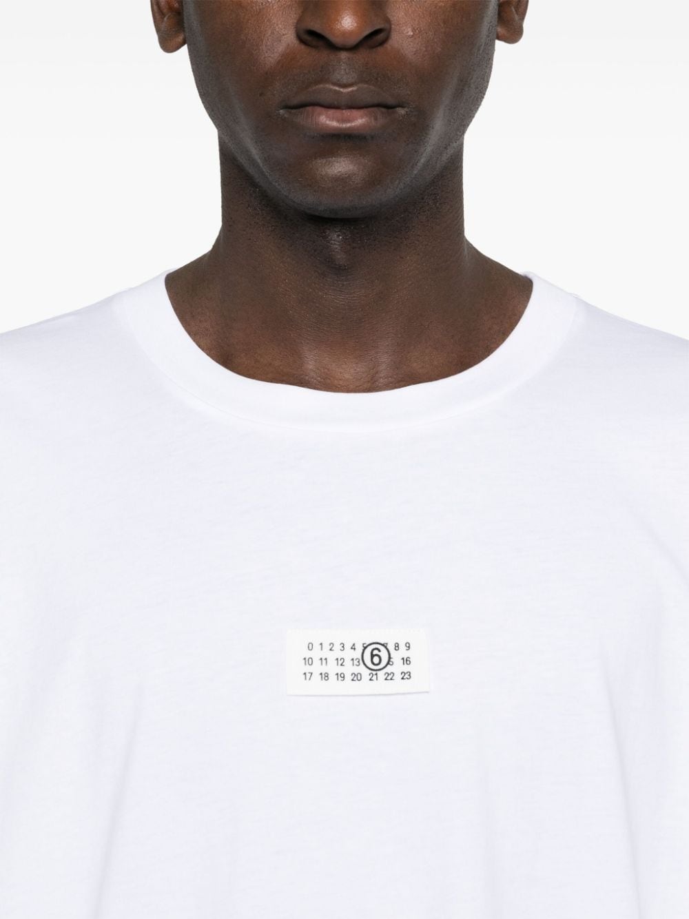 MM6 Maison Margiela T-shirts and Polos White Topwear MM6 Maison Margiela