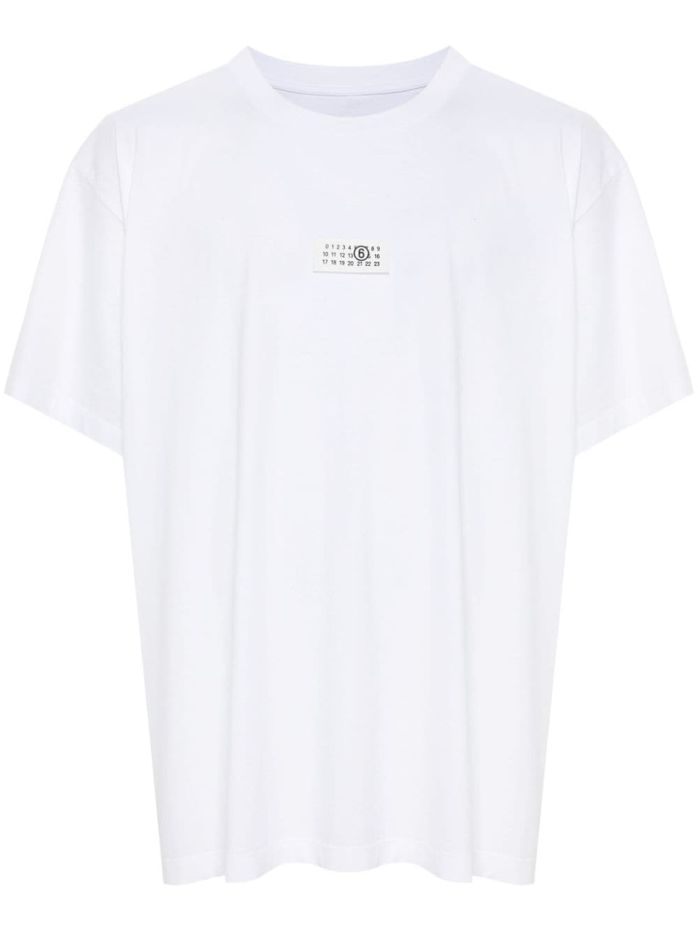 MM6 Maison Margiela T-shirts and Polos White Topwear MM6 Maison Margiela