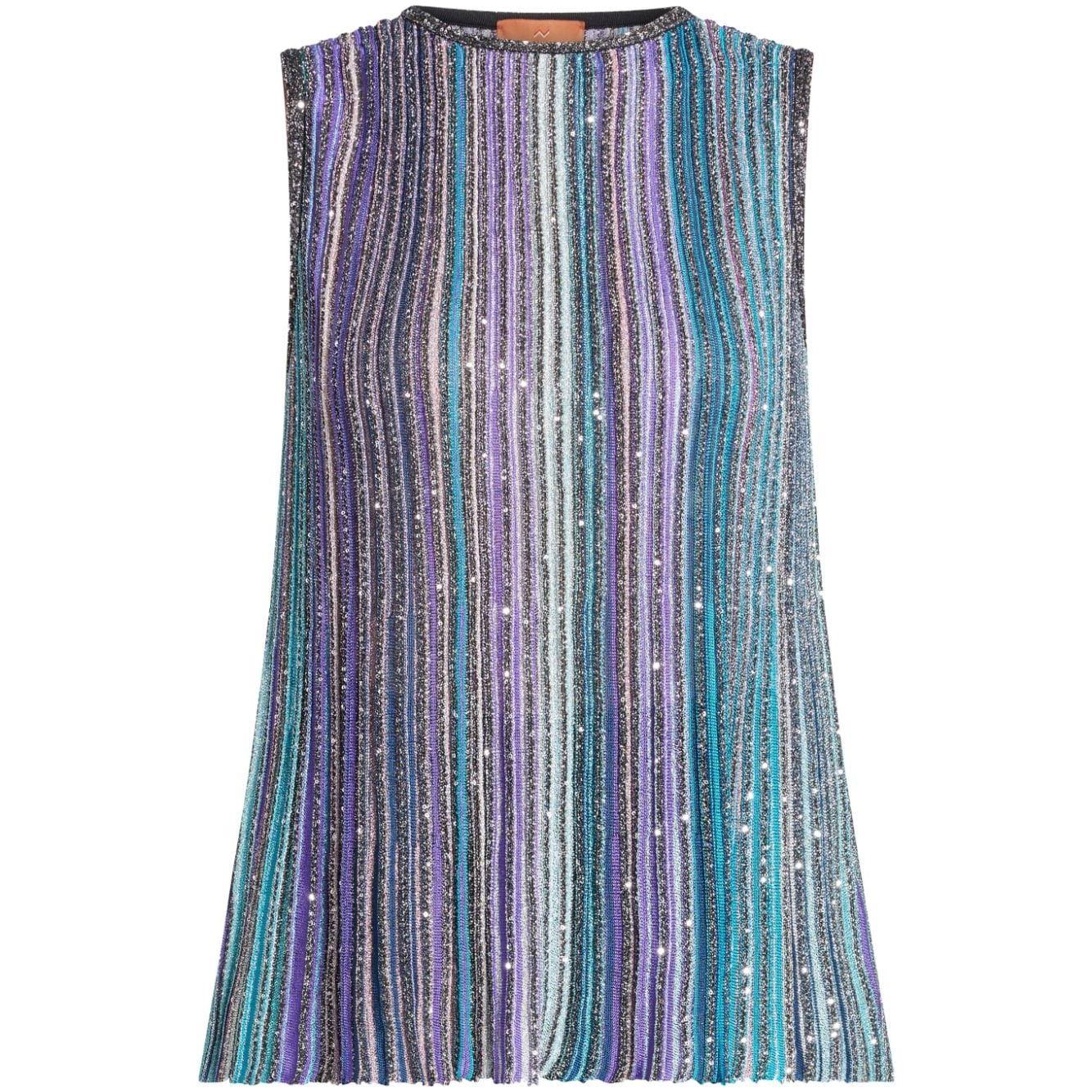 Missoni Top Clear Blue Topwear Missoni