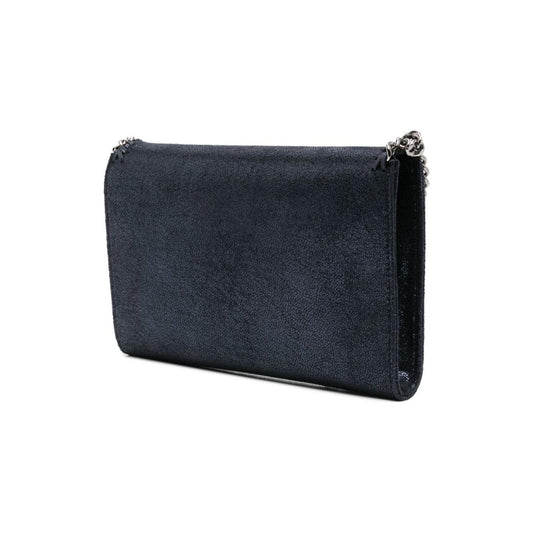 Stella McCartney navy blue faux suede foiled finish Crossbody Bag Shoulder Stella McCartney