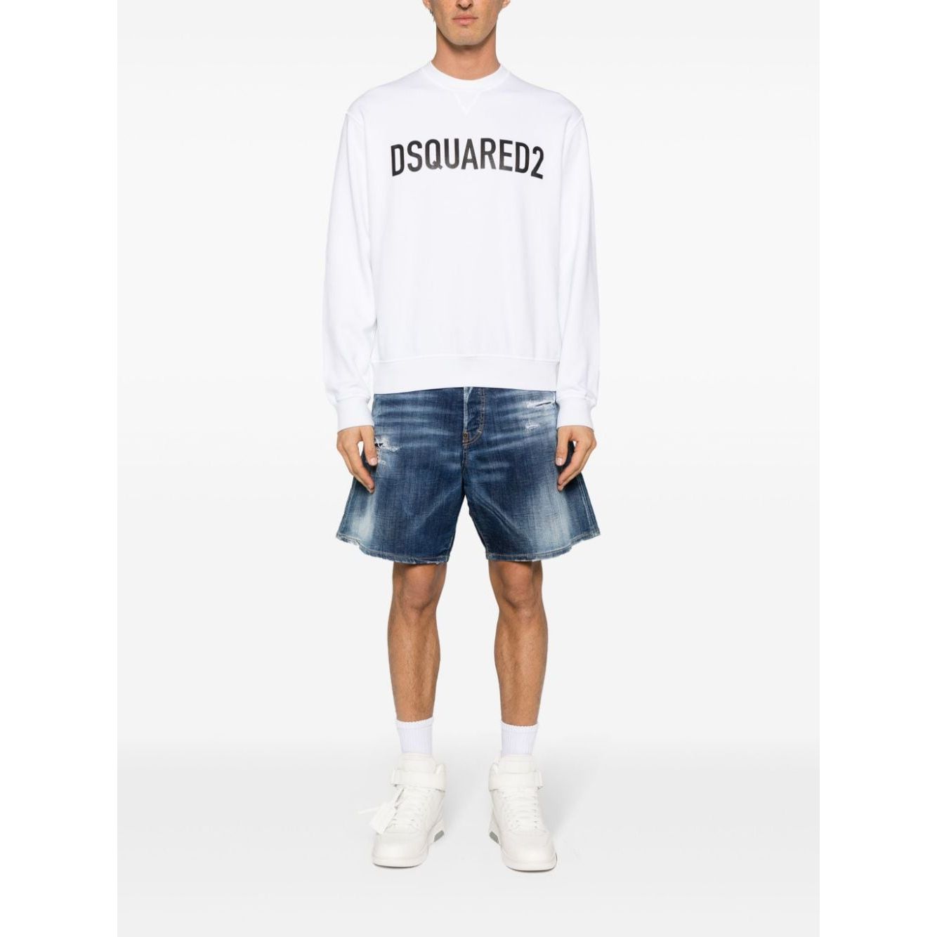 Dsquared2 Sweaters White Topwear Dsquared2