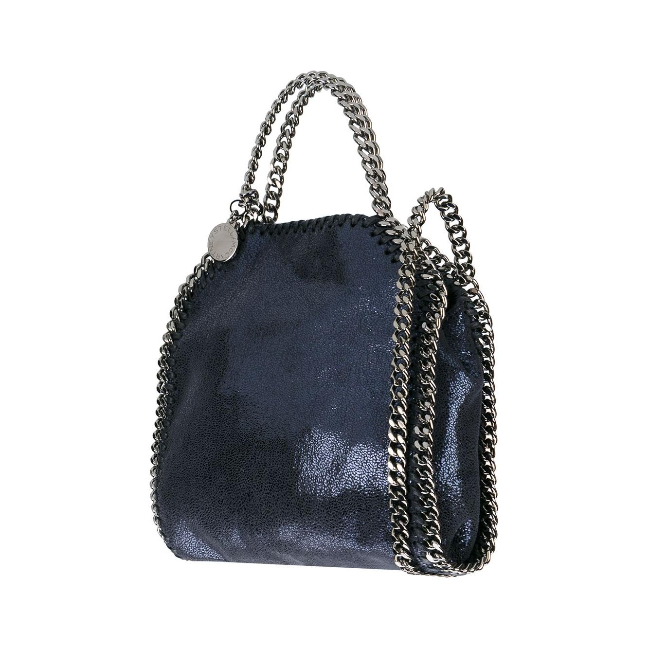 Stella McCartney Ink blue faux leather mini Falabella tote Bag Shoulder Stella Mccartney