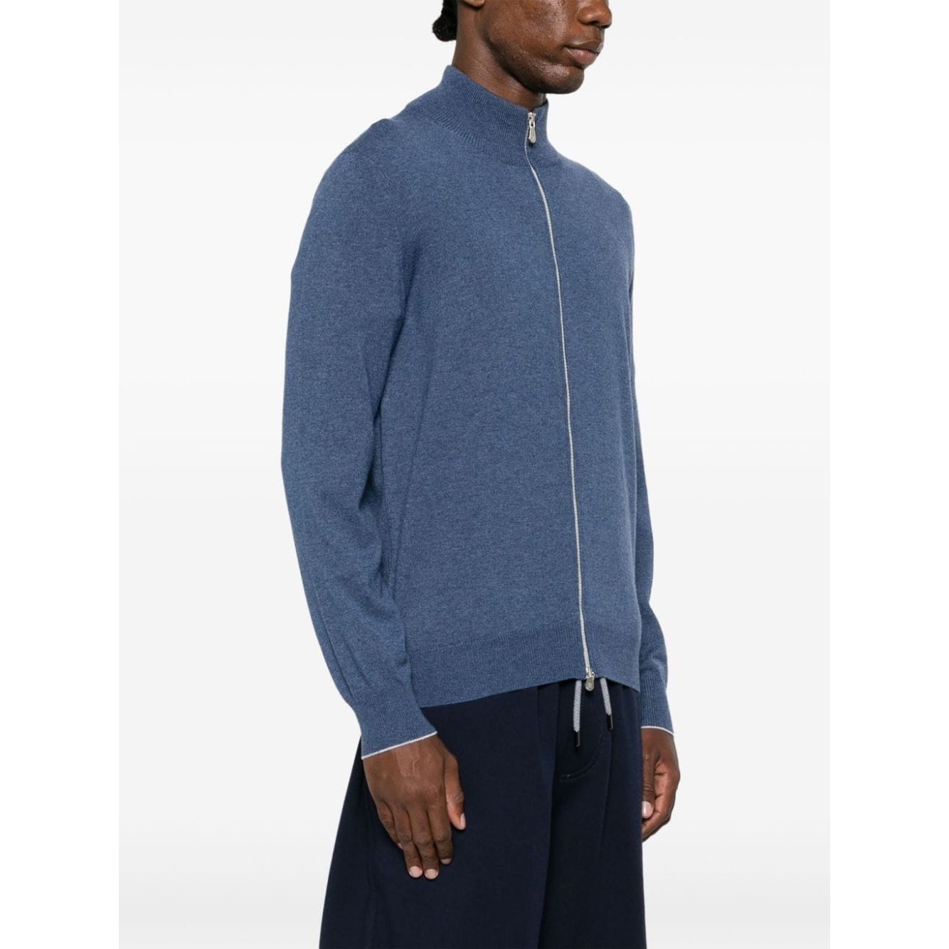 Brunello Cucinelli Sweaters Blue Topwear Brunello Cucinelli