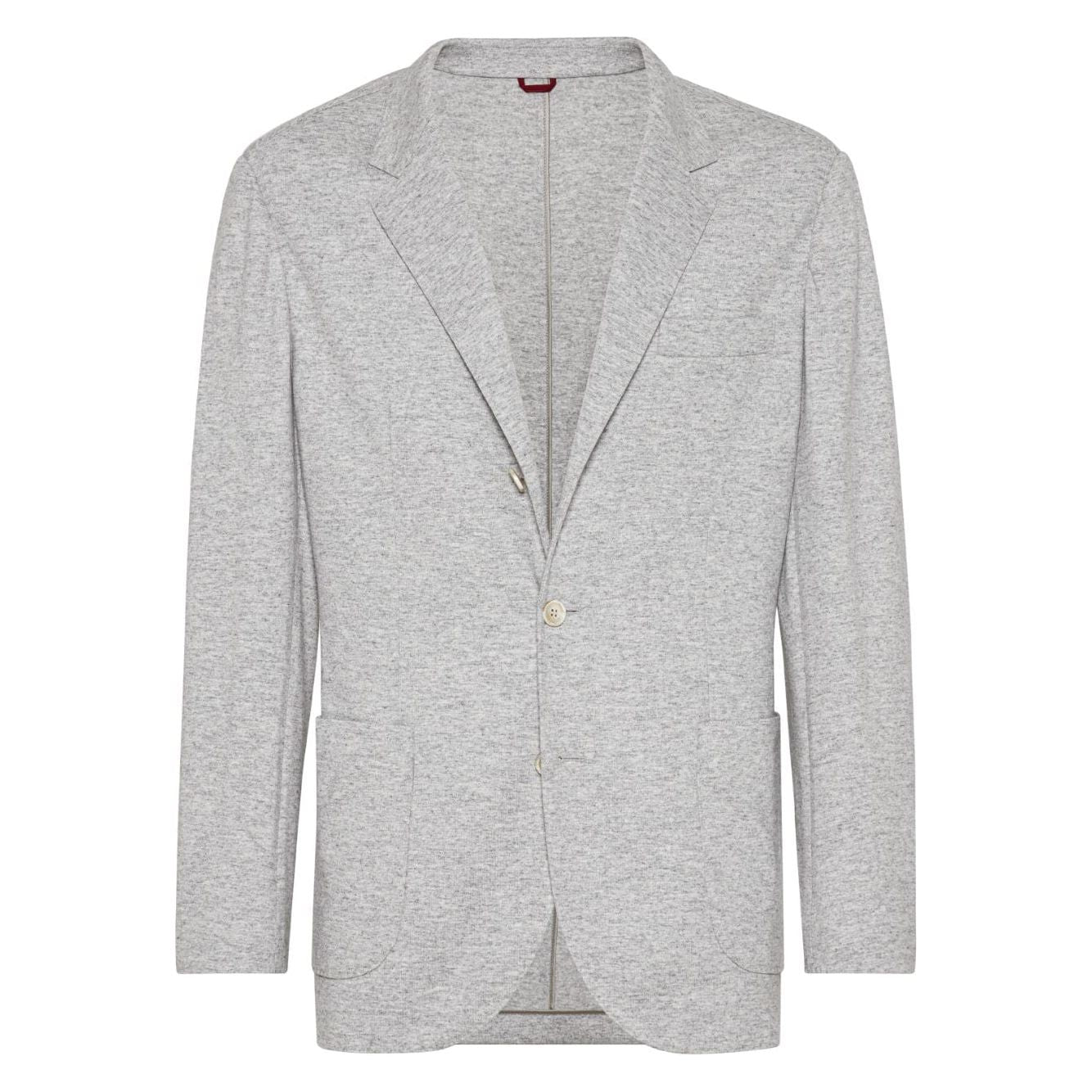 Brunello Cucinelli Jackets Light Grey Jackets Brunello Cucinelli