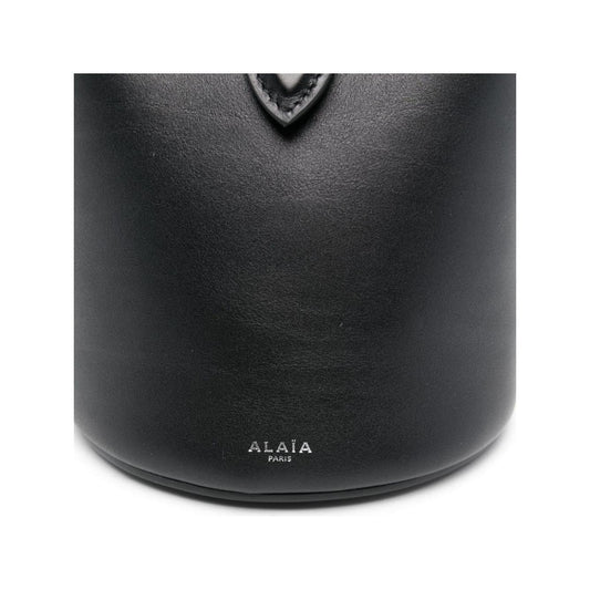 Alaia black calf leather  Bucket Bag Shoulder Alaia