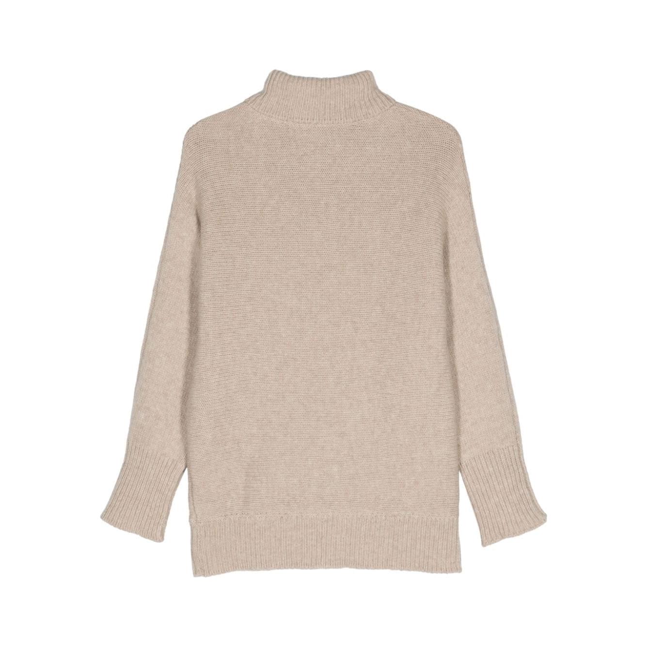 Alysi Alysi Sweaters Beige Topwear Alysi