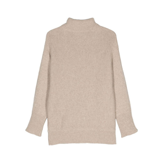 Alysi Alysi Sweaters Beige Topwear Alysi