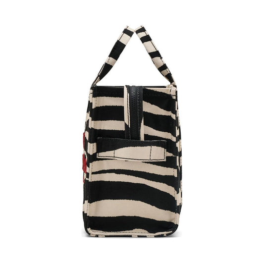 Marc Jacobs cotton canvas zebra print Bag Black Shopper Marc Jacobs