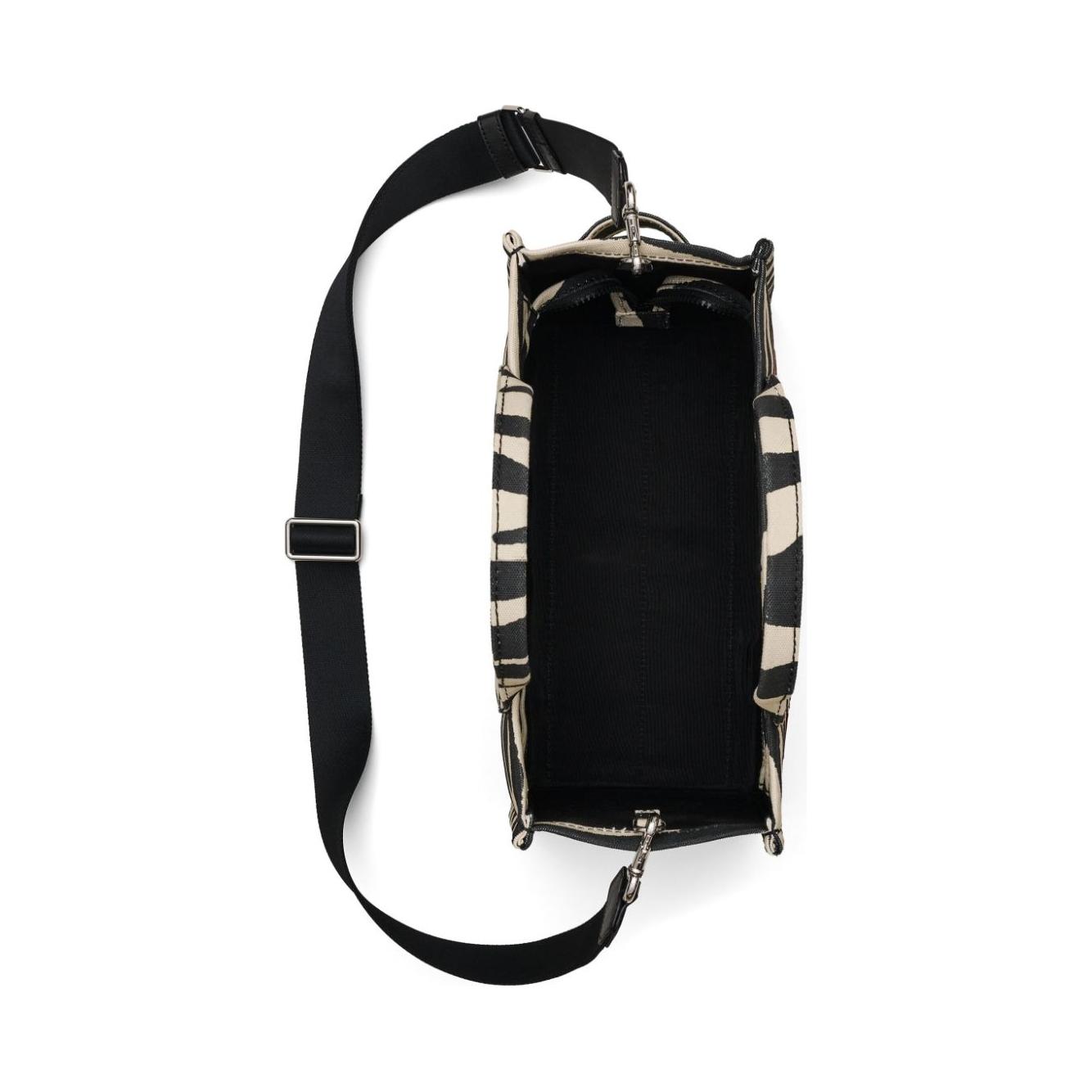 Marc Jacobs cotton canvas zebra print Bag Black Shopper Marc Jacobs