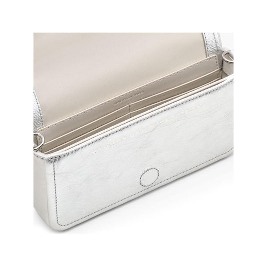 Marc Jacobs Silver leather metallic finish Bag Clutches Marc Jacobs