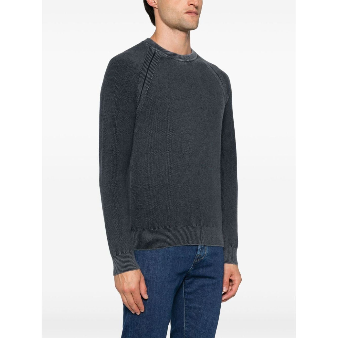 Jacob Cohen Sweaters Blue Topwear Jacob Cohen