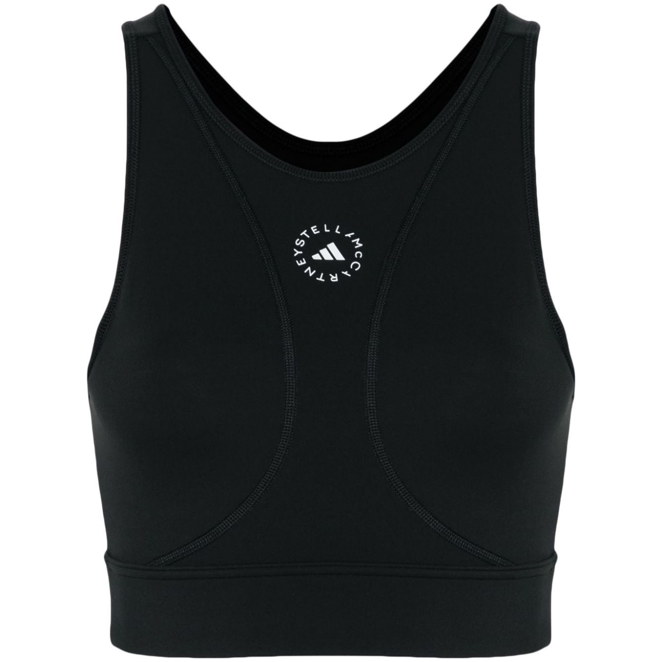 Adidas By Stella McCartney Top Black Topwear Adidas By Stella McCartney