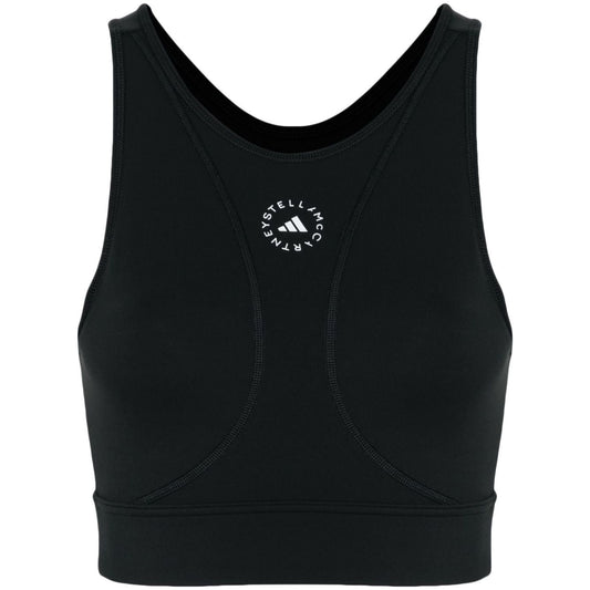 Adidas By Stella McCartney Top Black Topwear Adidas By Stella McCartney