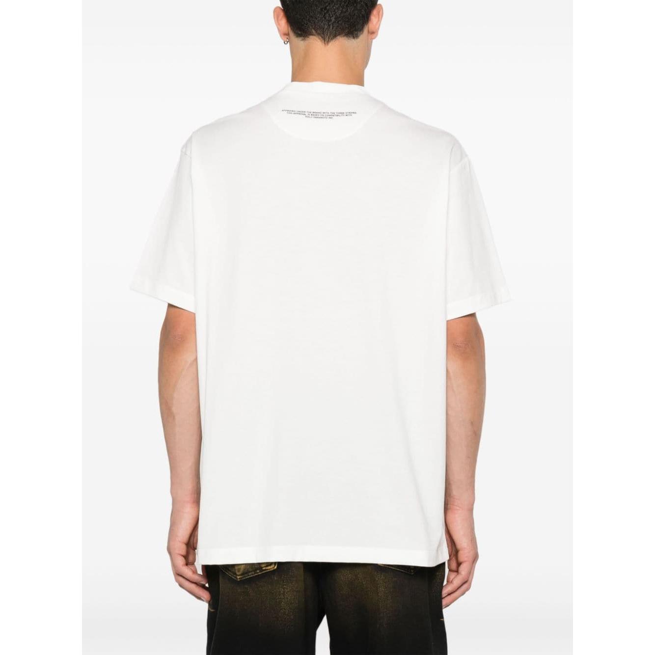 Y-3 T-shirts and Polos White Topwear Y-3