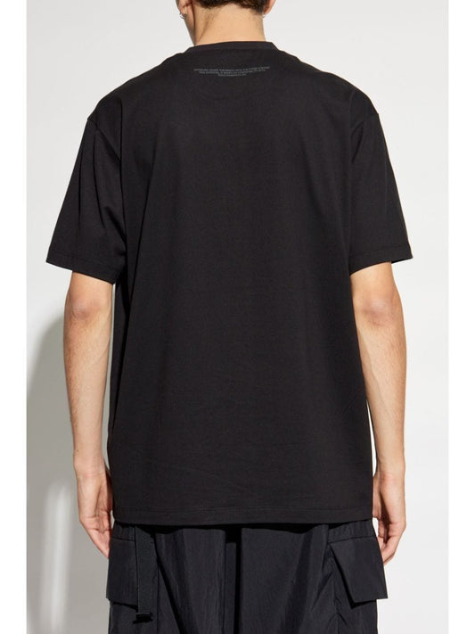 Y-3 T-shirts and Polos Black Topwear Y-3