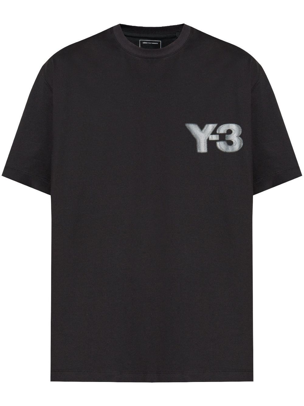 Y-3 T-shirts and Polos Black Topwear Y-3