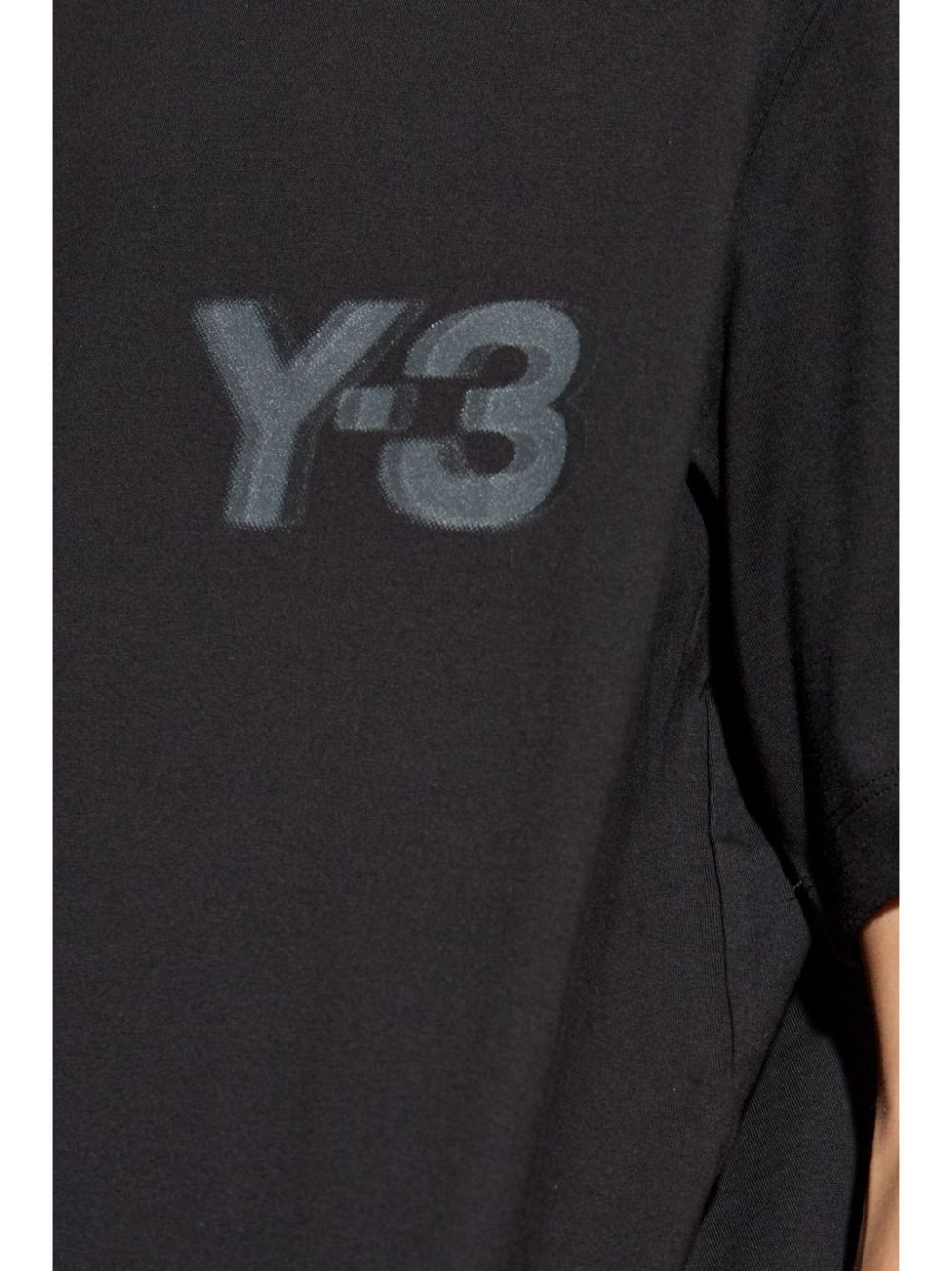 Y-3 T-shirts and Polos Black Topwear Y-3