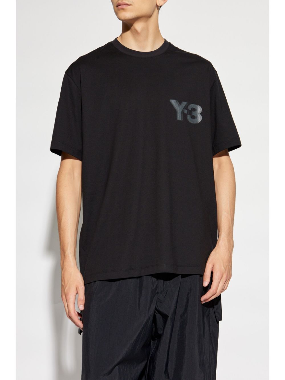 Y-3 T-shirts and Polos Black Topwear Y-3