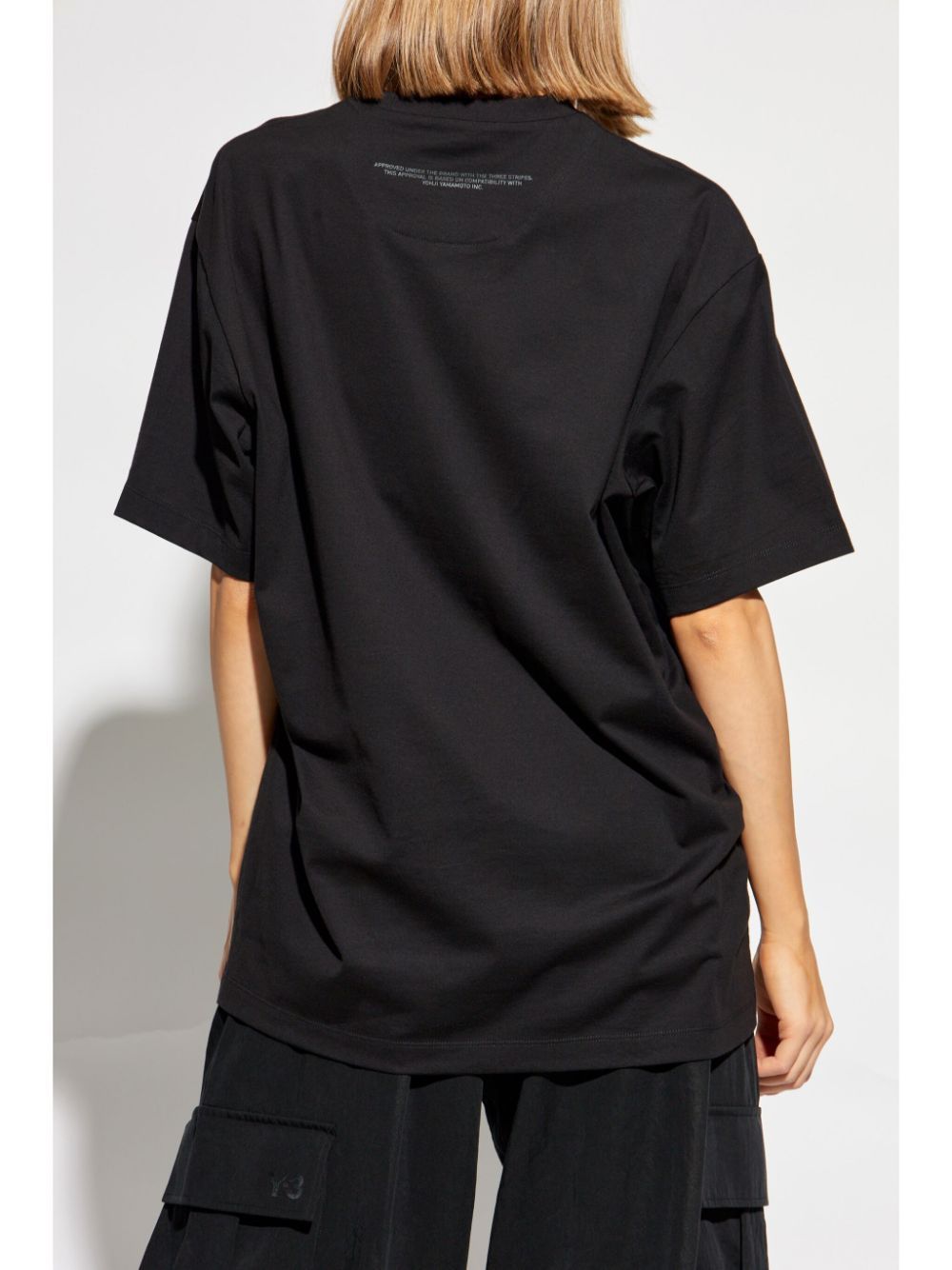 Y-3 T-shirts and Polos Black Topwear Y-3