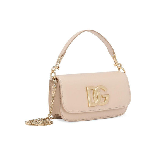 Dolce & Gabbana DG logo leather grained Bag Pink Shoulder Dolce & Gabbana