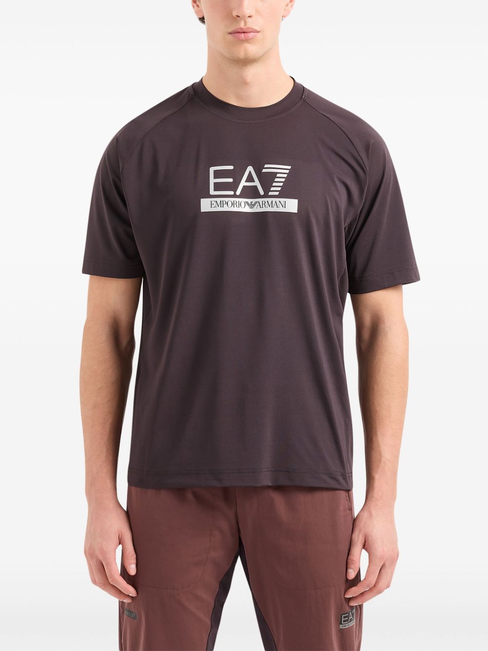 EA7 T-shirts and Polos Purple Topwear EA7