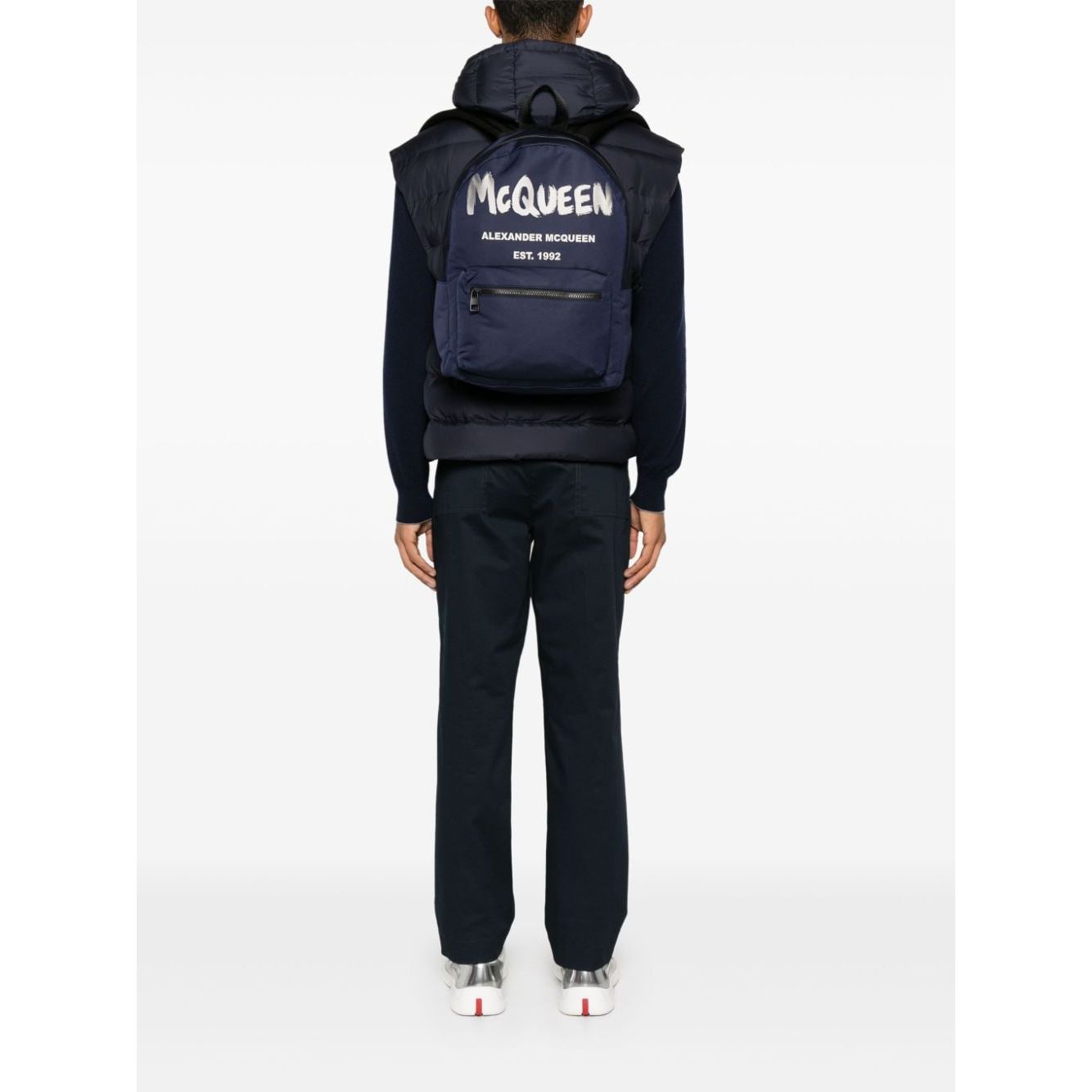 Alexander McQueen Bags.. Blue Backpacks Alexander Mcqueen