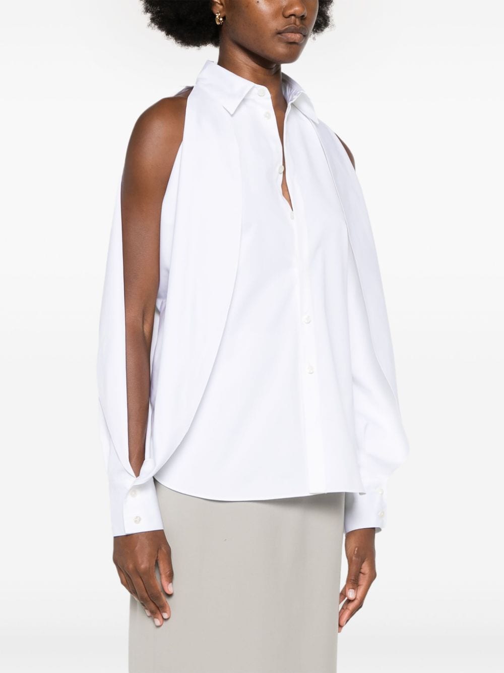 Alaia Shirts White Shirts Alaia