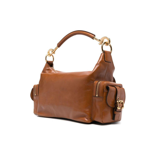 Chloè camel brown calf leather smooth grain bag Shoulder Chloè