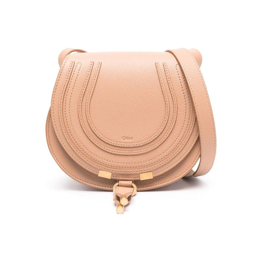 Chloè tan brown calf leather grained Crossbody Bag Shoulder Chloè