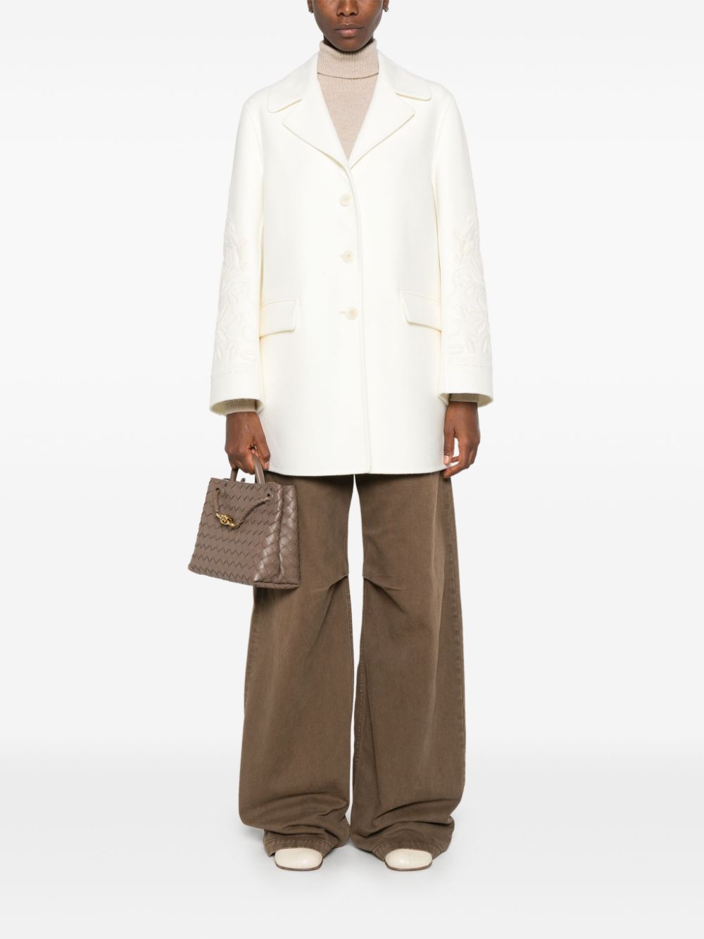 Ermanno Scervino Coats White Jackets Ermanno Scervino