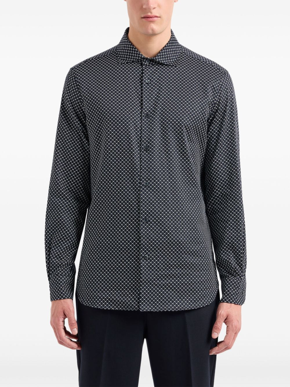 Emporio Armani Shirts Black Shirts Emporio Armani