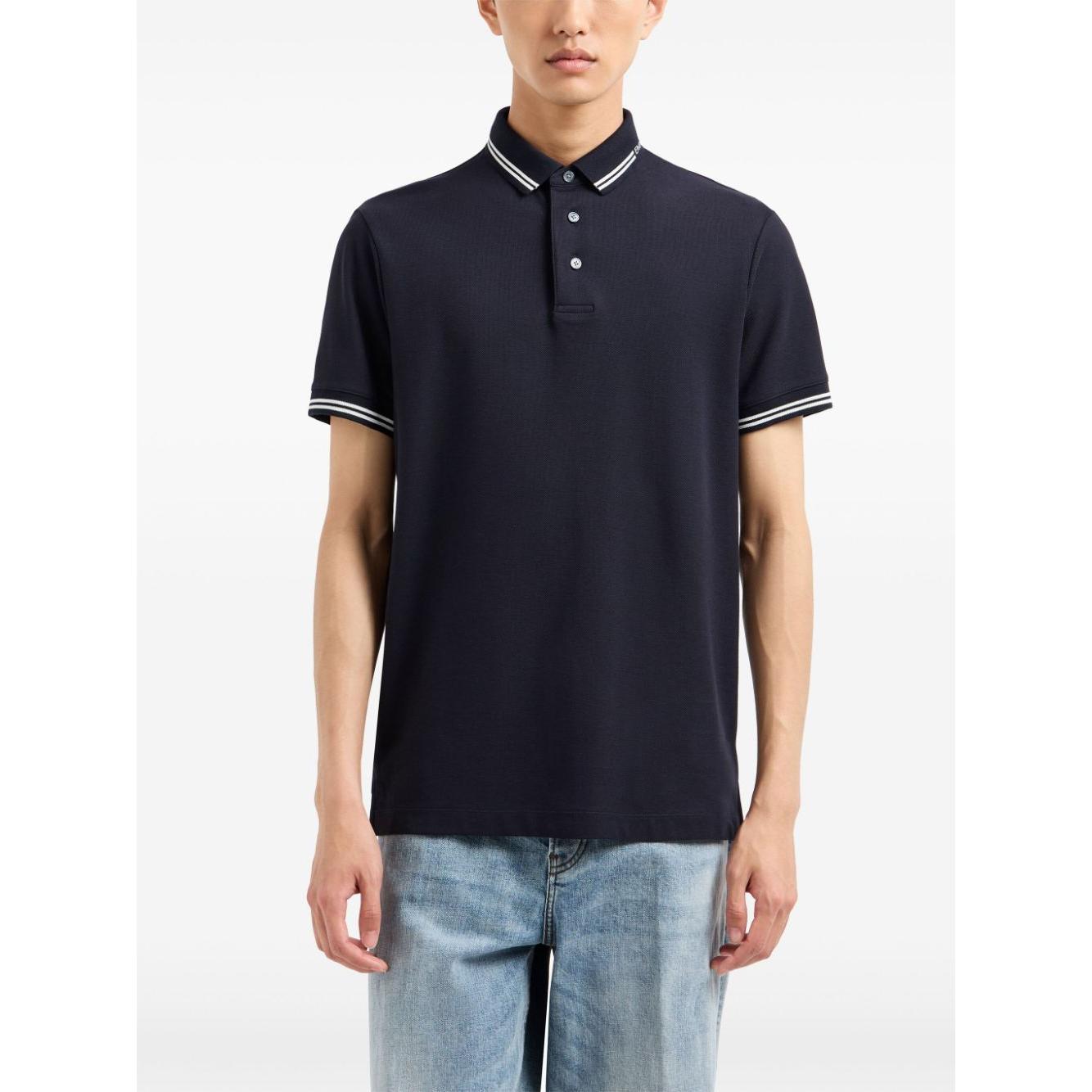 Emporio Armani Emporio Armani T-shirts and Polos Blue Topwear Emporio Armani