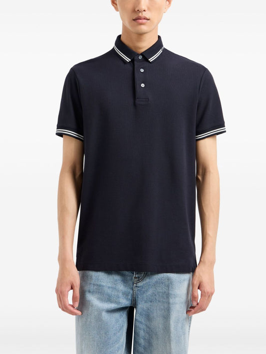 Emporio Armani T-shirts and Polos Blue Topwear Emporio Armani