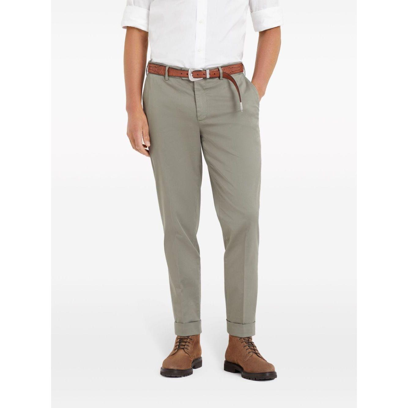 Brunello Cucinelli Trousers Green Trousers Brunello Cucinelli