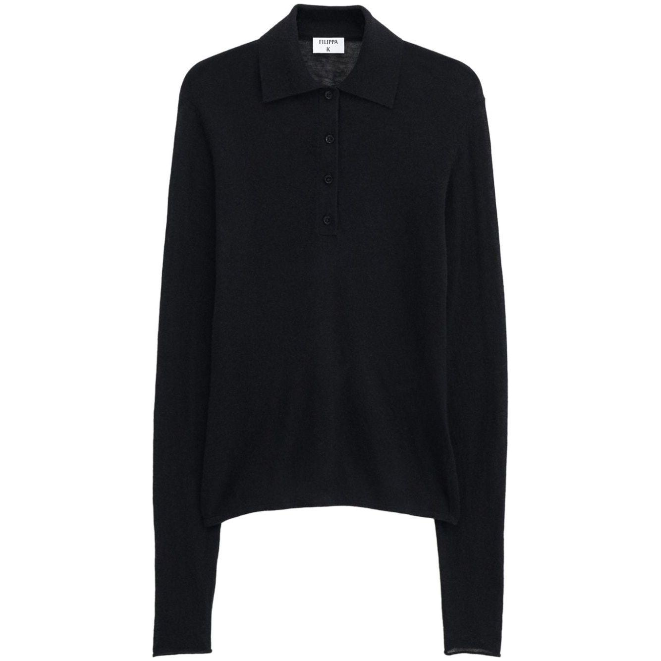 FILIPPA K T-shirts and Polos Black Topwear Filippa K