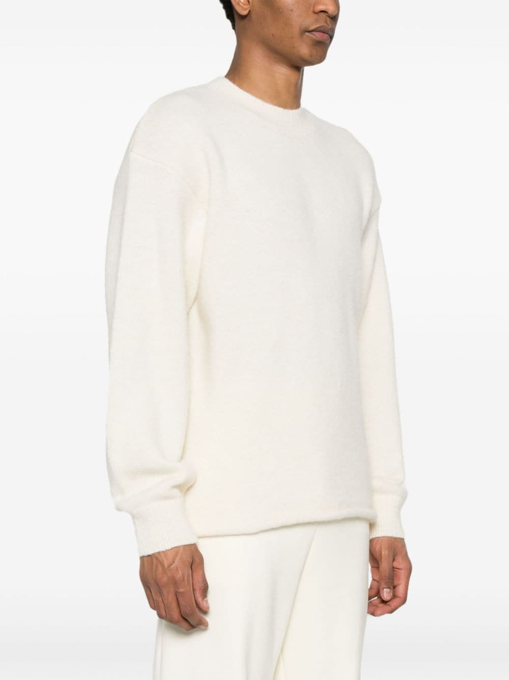 JACQUEMUS alpaca wool-blend men Sweaters Beige