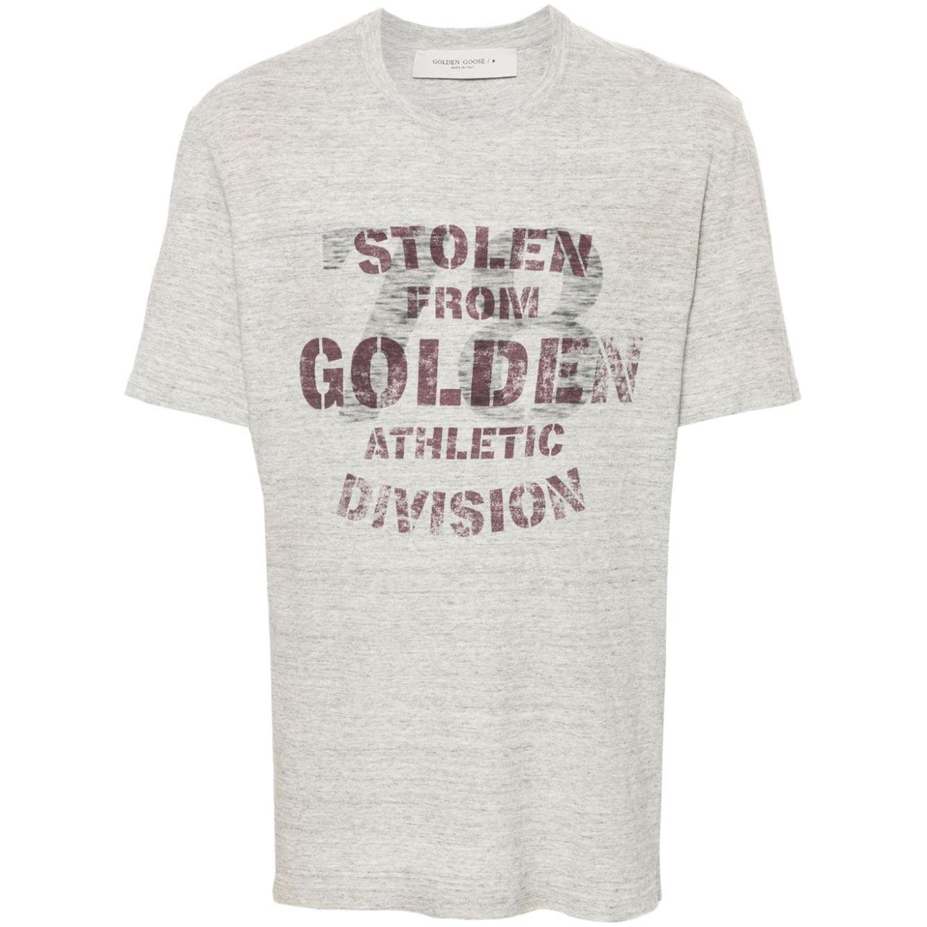 Golden Goose T-shirts Grey Topwear Golden Goose