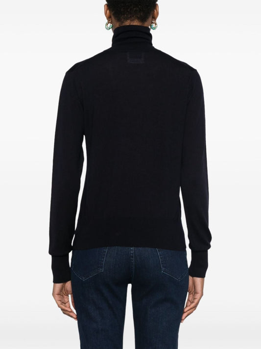 Forte Forte Sweaters Blue Topwear Forte Forte