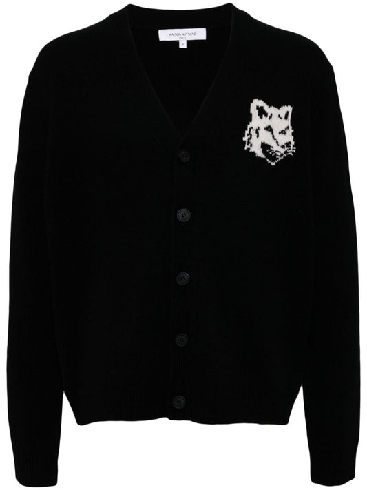 MAISON KITSUNE' Sweaters Black Topwear Maison Kitsune'