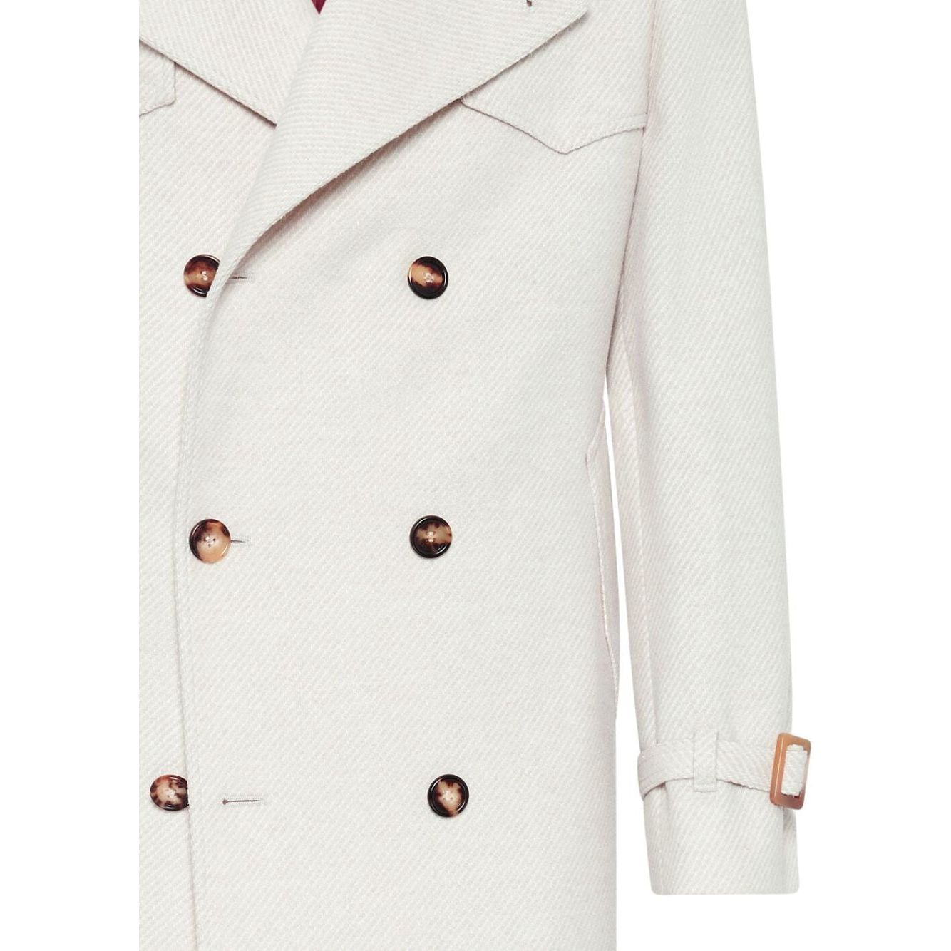 Brunello Cucinelli Coats Cream Jackets Brunello Cucinelli