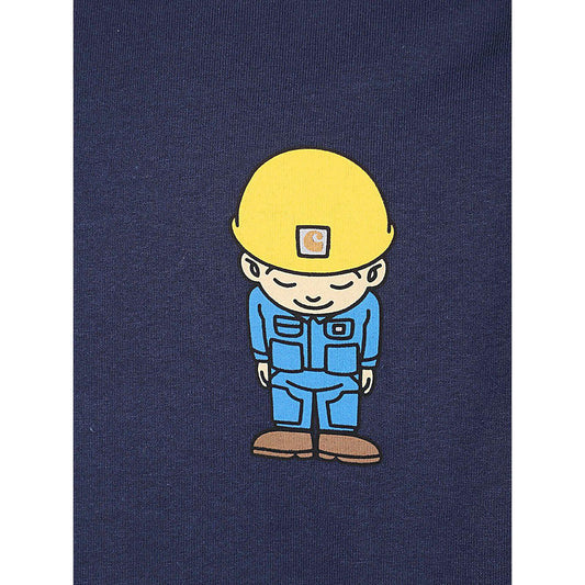 CARHARTT WIP MAIN T-shirts and Polos Blue Topwear Carhartt Wip Main