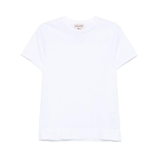 Semicouture T-shirts and Polos White Topwear Semicouture