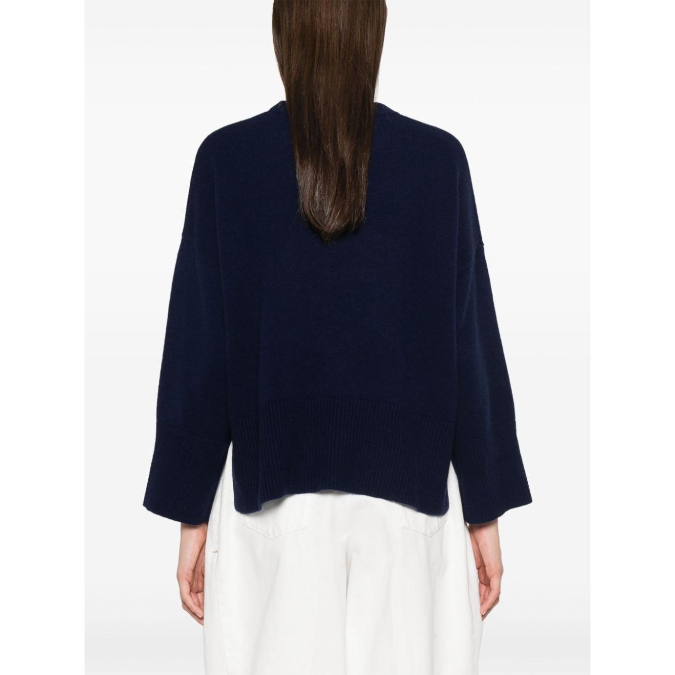 BEYOU cashmere fine knit Sweaters Blue Topwear Beyou