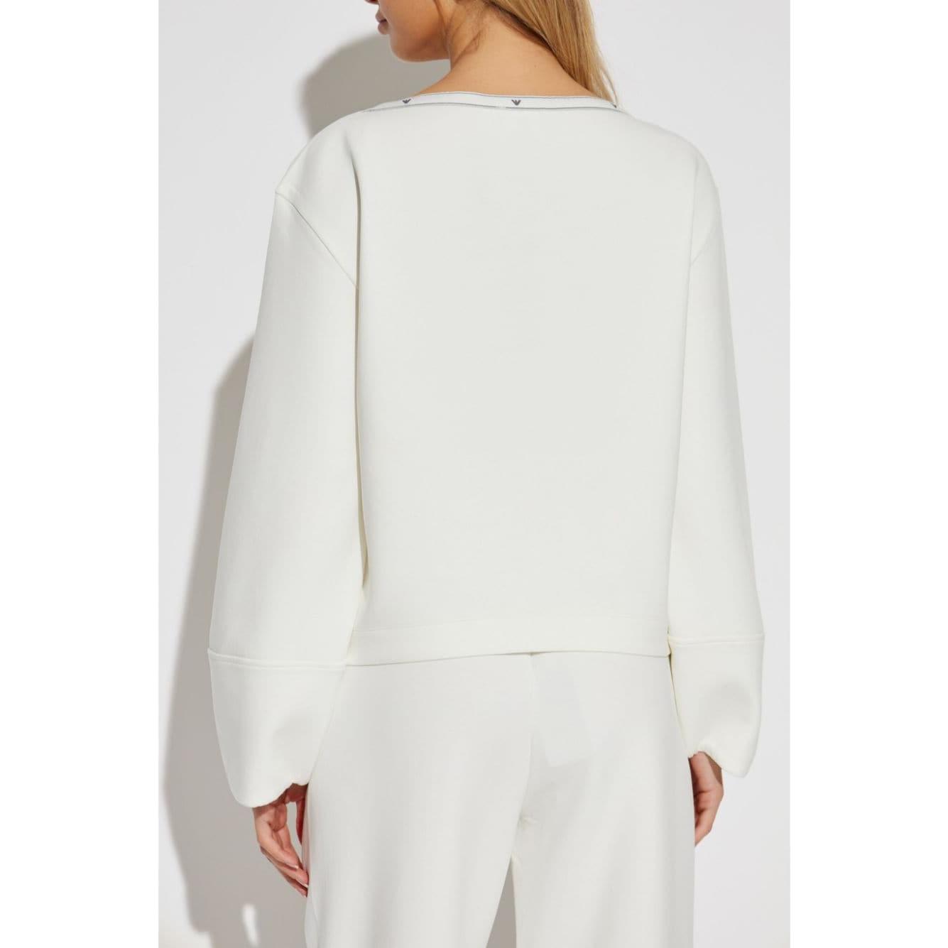 Emporio Armani Sweaters White Topwear Emporio Armani