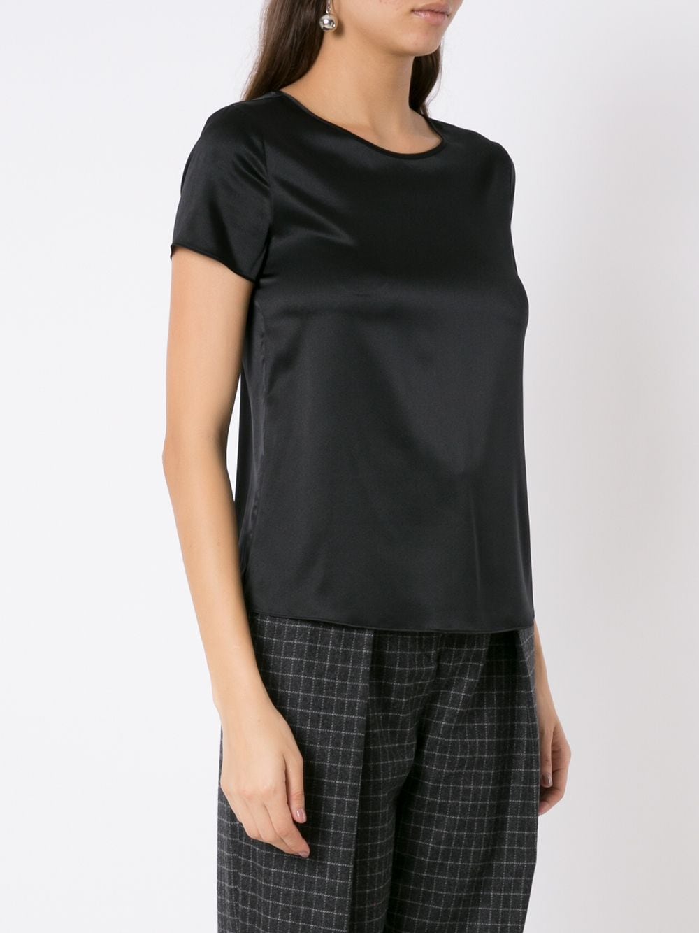 Emporio Armani Top Black Topwear Emporio Armani