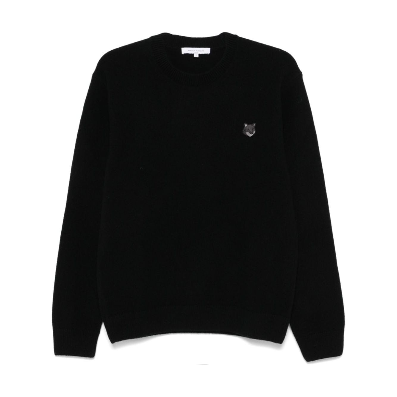 MAISON KITSUNE' Sweaters Black Topwear Maison Kitsune'